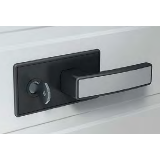 Accessoires Système de fermeture à penne Poignée + cylindre Alutech-Door Alutech