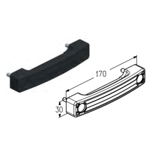 Accessories Poignée intérieure Alutech-Door Alutech