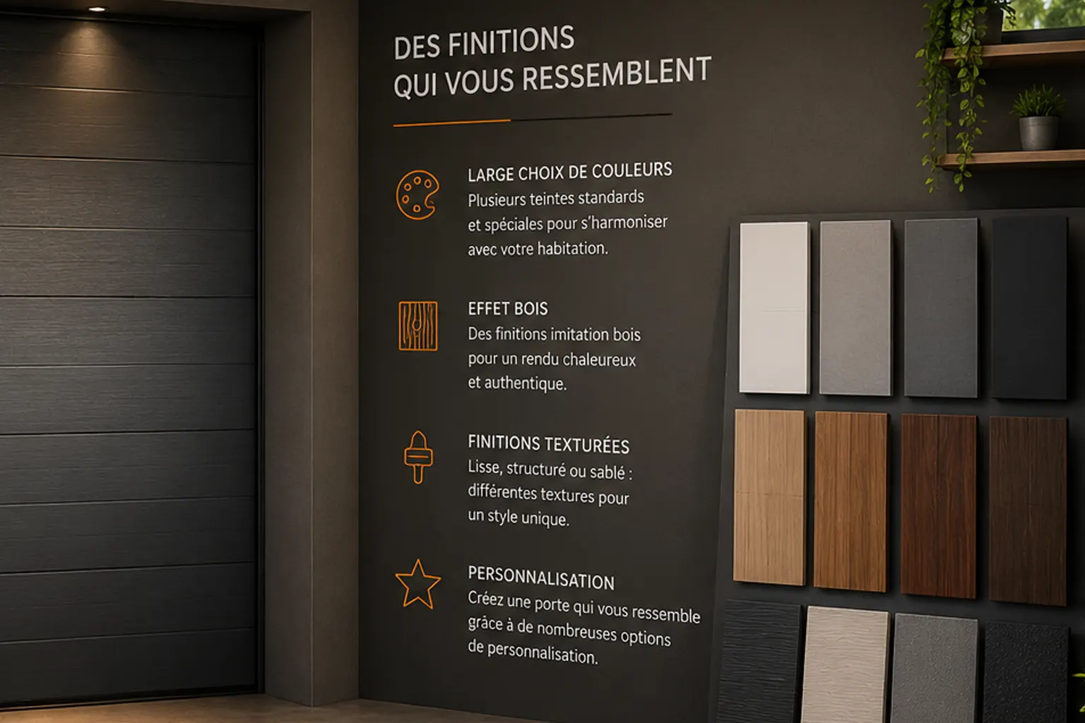 La finition et la couleur